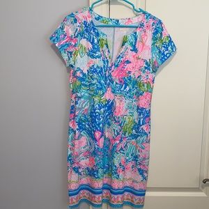 Lilly Pulitzer UPF 50 + Sophiletta Dress Fish My Wish